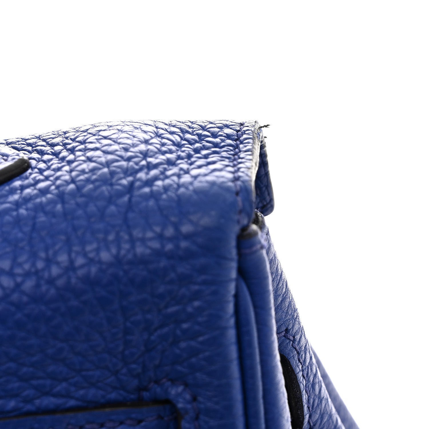 Hermes Togo Kelly Retourne 35 Bleu Electrique 15 of 15