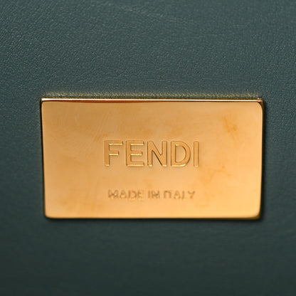 Fendi Vitello Tahiti Burro Large Peekaboo Iconic Essentially Satchel Maya Moresco Malachite 7 of 24