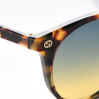 Gucci Round GG0091S Sunglasses Havana 7 of 8