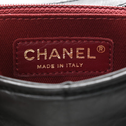 Chanel Aged Calfskin Quilted Small Pondichery Flap Black 6 of 9