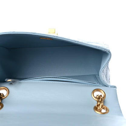 Chanel Aged Calfskin Quilted 2.55 Reissue Mini Flap Blue 5 of 9