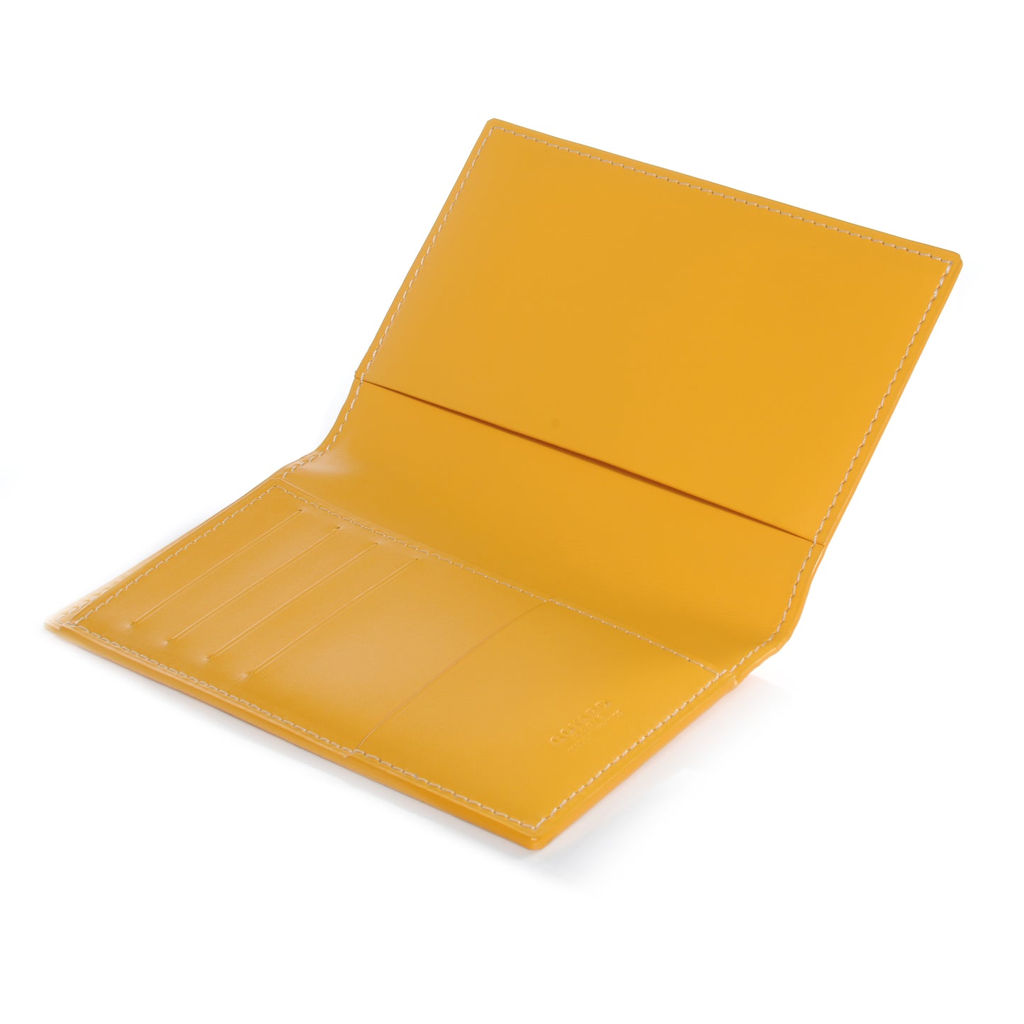 Goyardine Passport Wallet Yellow