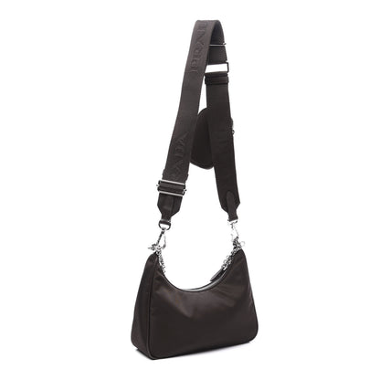 Prada Tessuto Nylon Saffiano Re-Edition 2005 Shoulder Bag Cacao 2 of 11