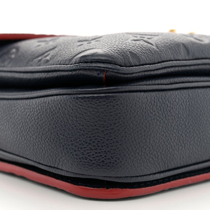 Louis Vuitton Empreinte Pochette Metis Marine Rouge 8 of 11