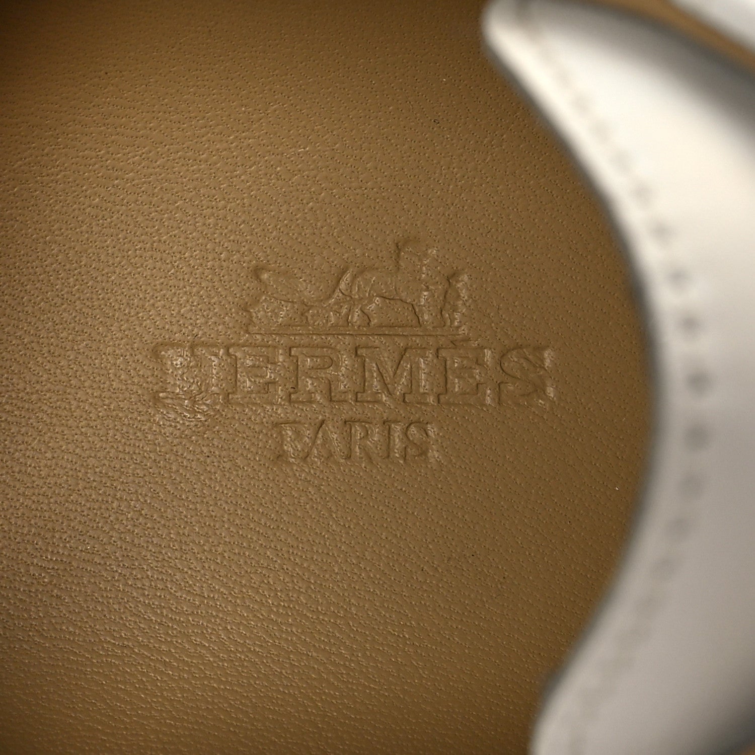 Hermes Calfskin Womens Chris Sneakers 38 White 6 of 9