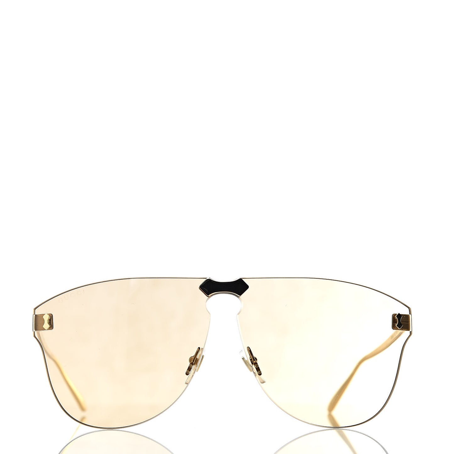 Rimless Sunglasses GG0354S Gold