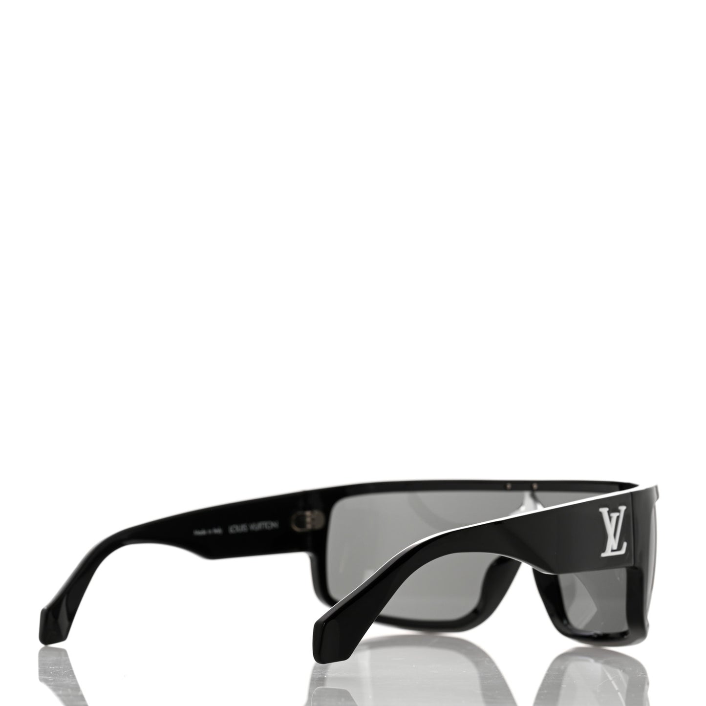 Acetate Crystal Cyclone Sport Mask Sunglasses Z1741U Black