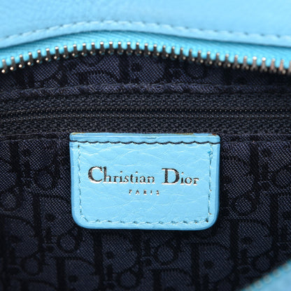 Christian Dior Calfskin Cannage Tote Turquoise 6 of 7