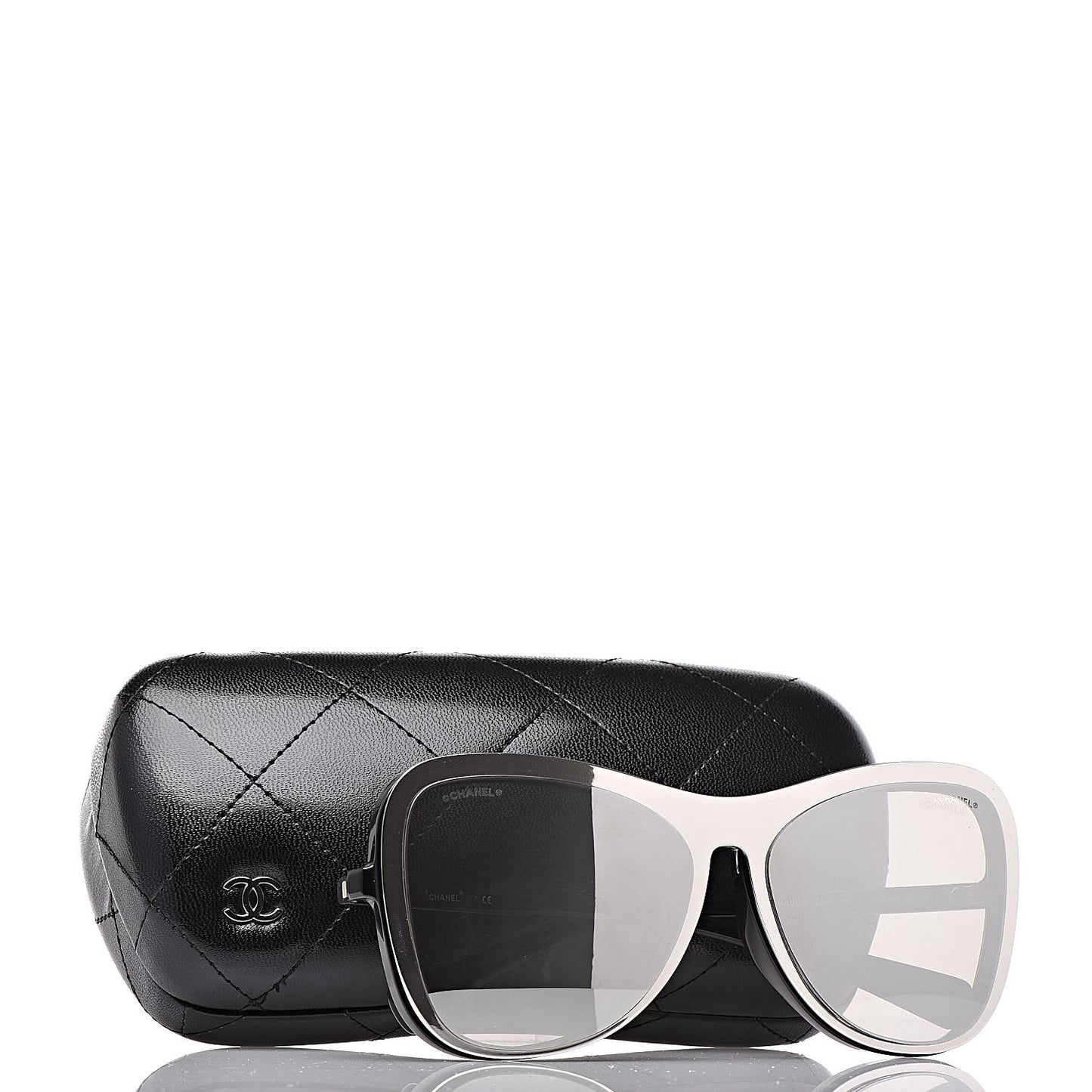 Clip On Sunglasses 71231A Black Grey