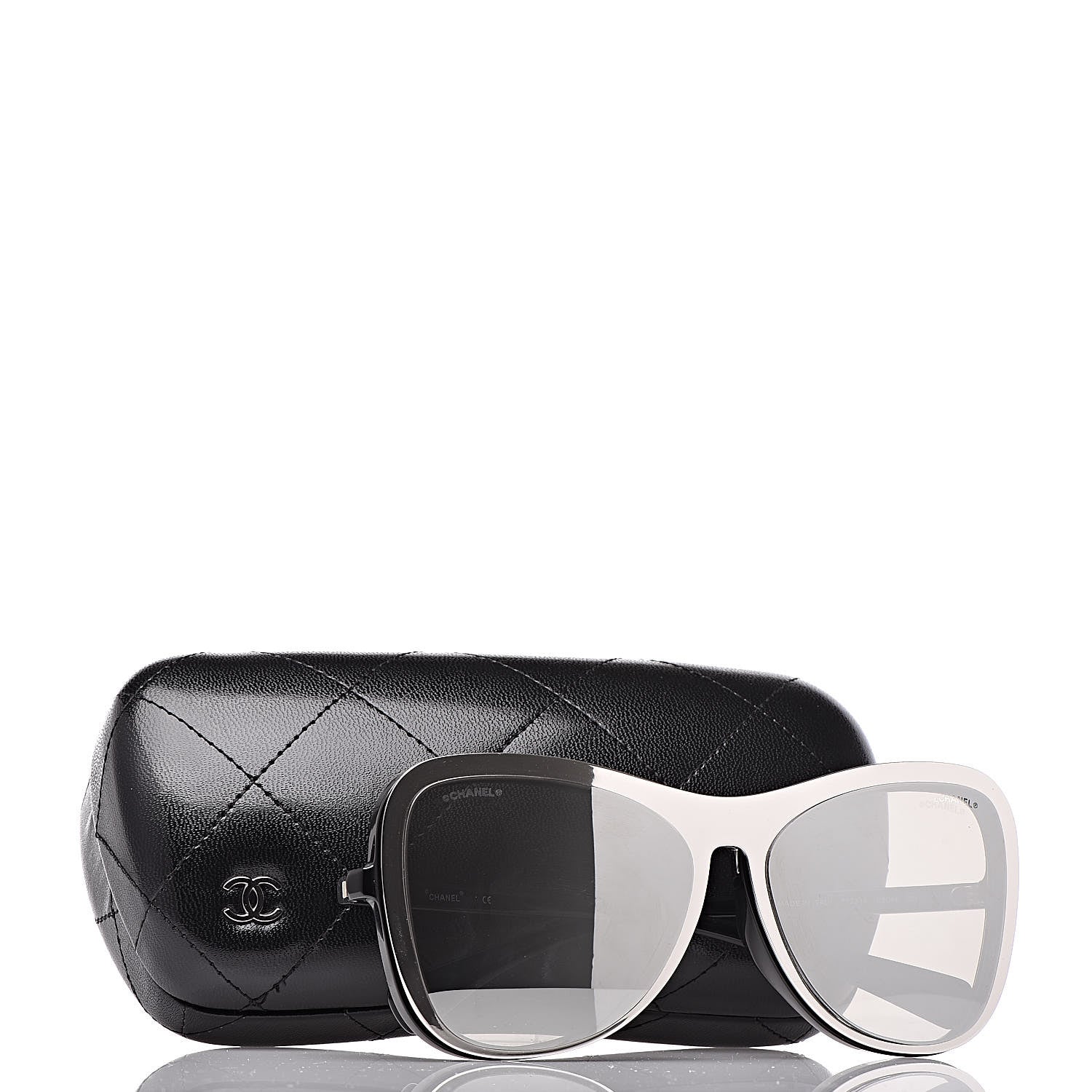 Chanel Clip On Sunglasses 71231A Black Grey 11 of 11