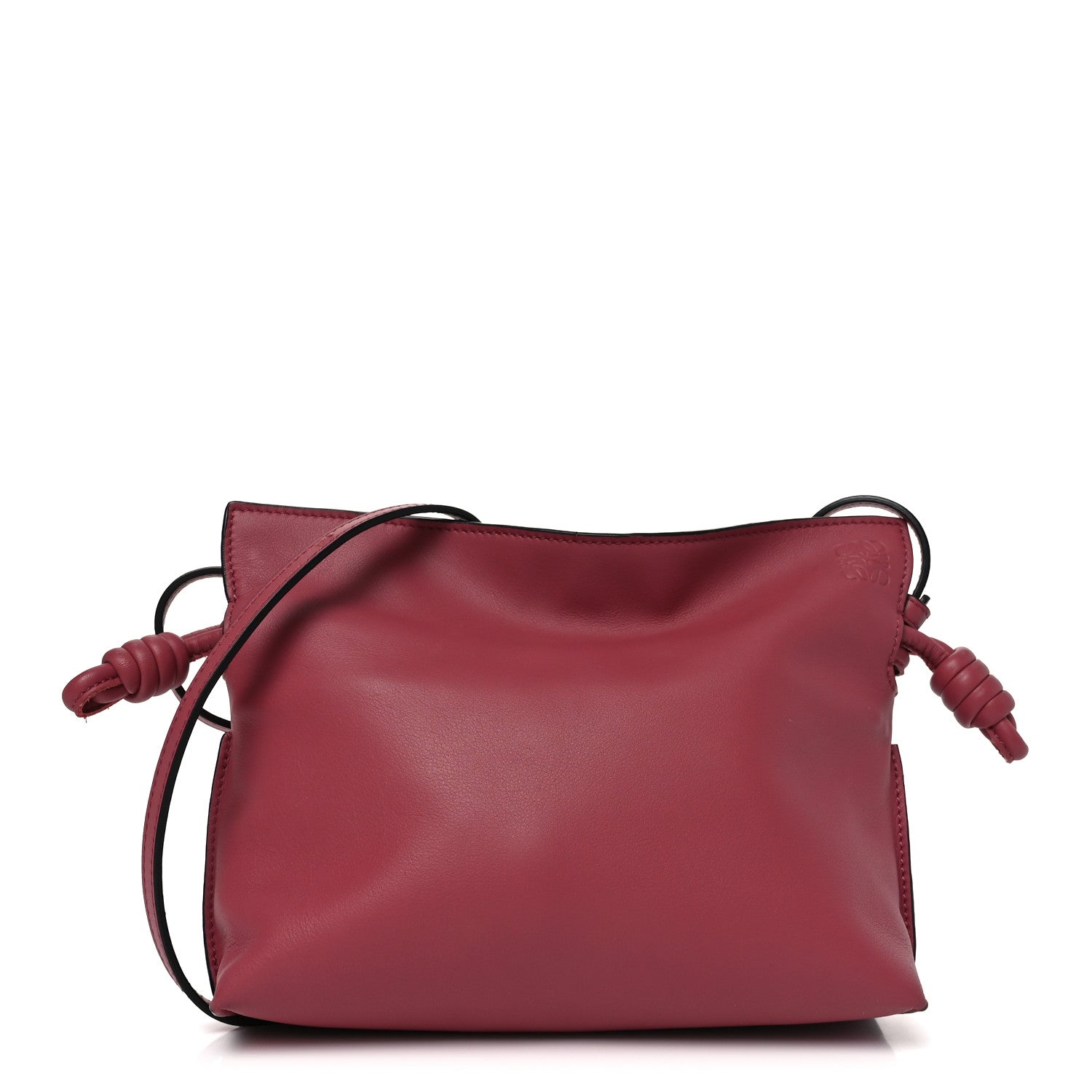 Loewe Calfskin Mini Flamenco Knot Clutch Pink 1 of 9