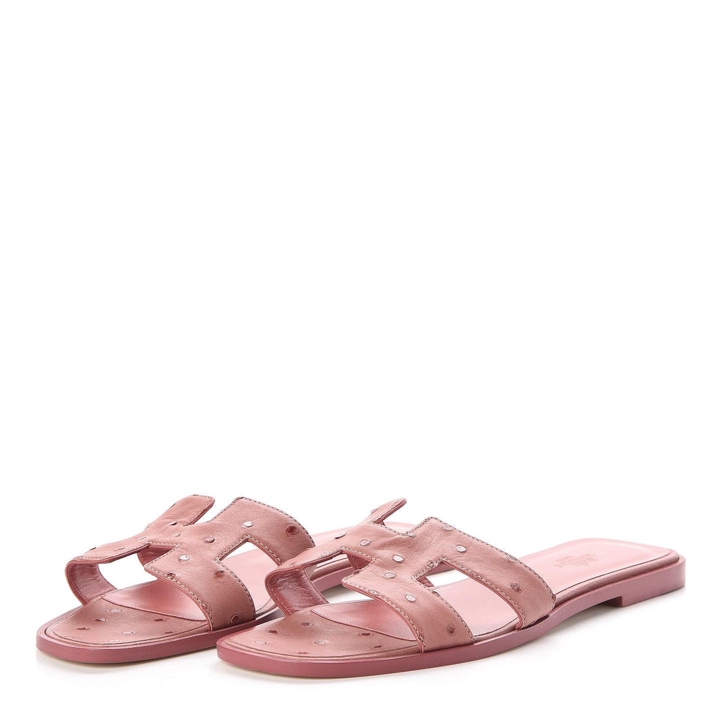 Ostrich Oran Sandals 39 Terre Cuite