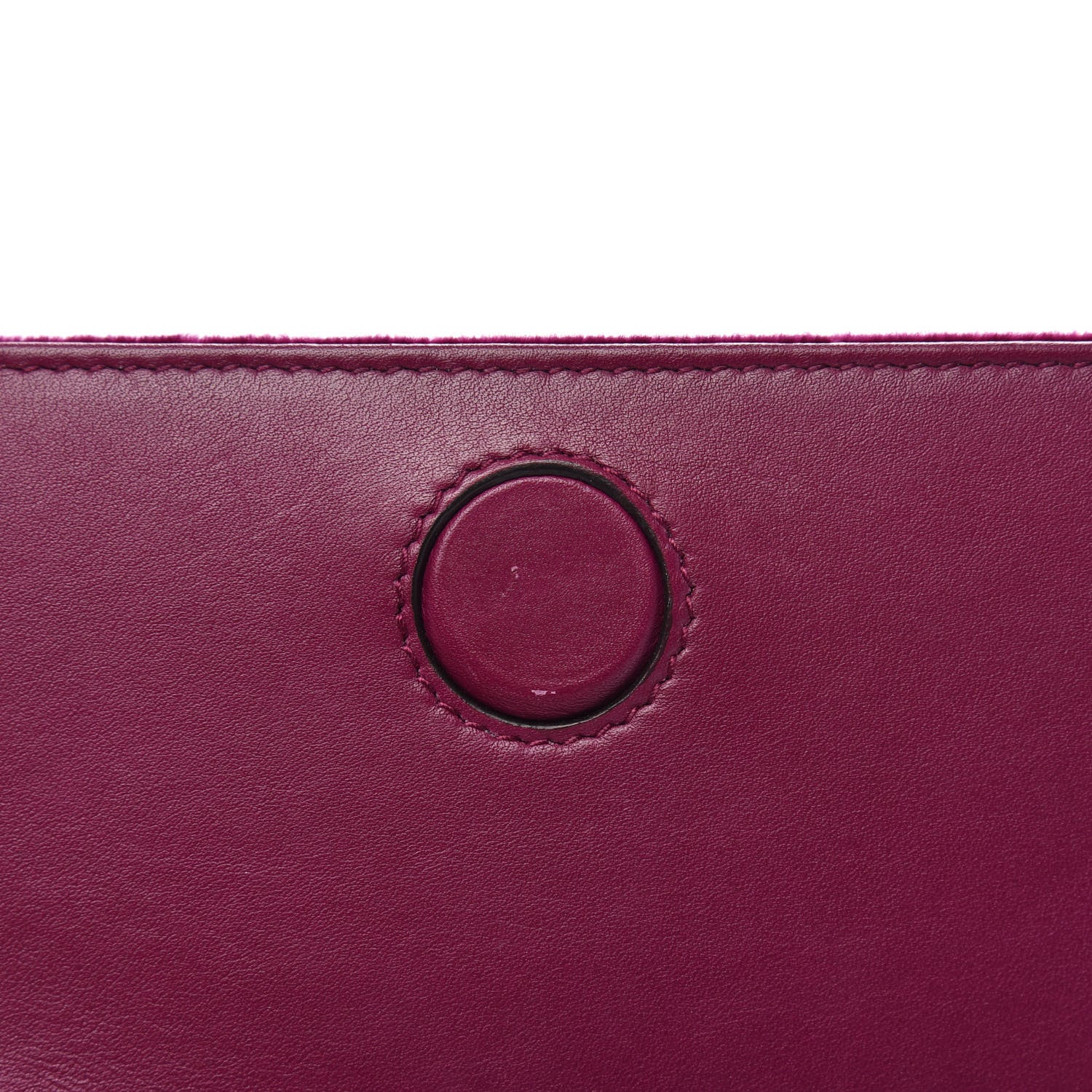 Gucci Velvet Matelasse GG Marmont Mini Bag Fuchsia Violet Cyclamen 11 of 14