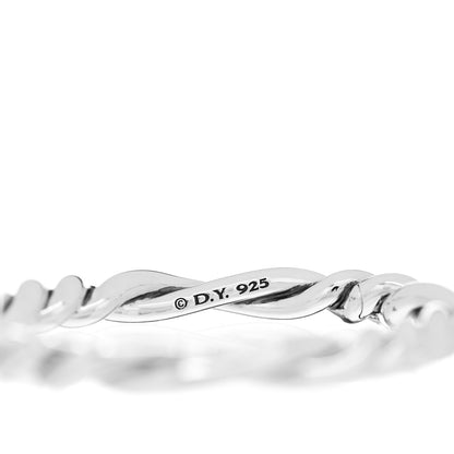 David Yurman Sterling Silver Continuance Center Twist Bracelet 4 of 4