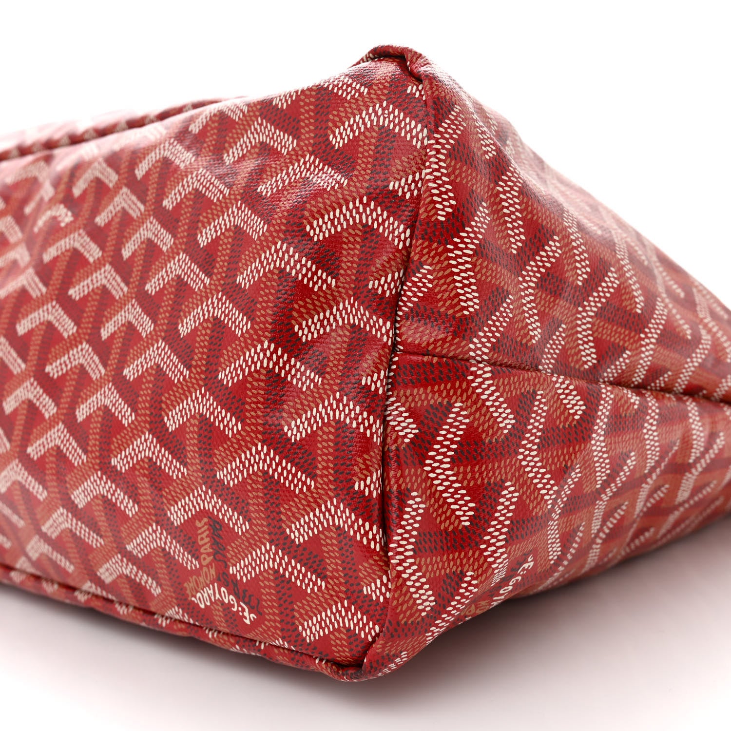 Goyard Goyardine Boheme Hobo Red 10 of 11