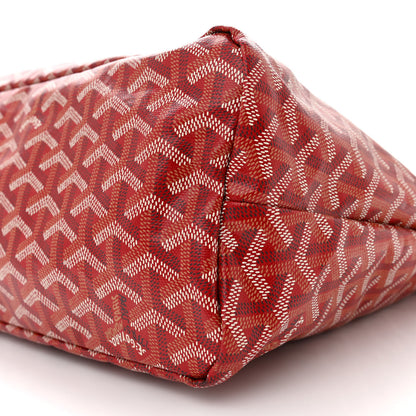 Goyard Goyardine Boheme Hobo Red 10 of 11
