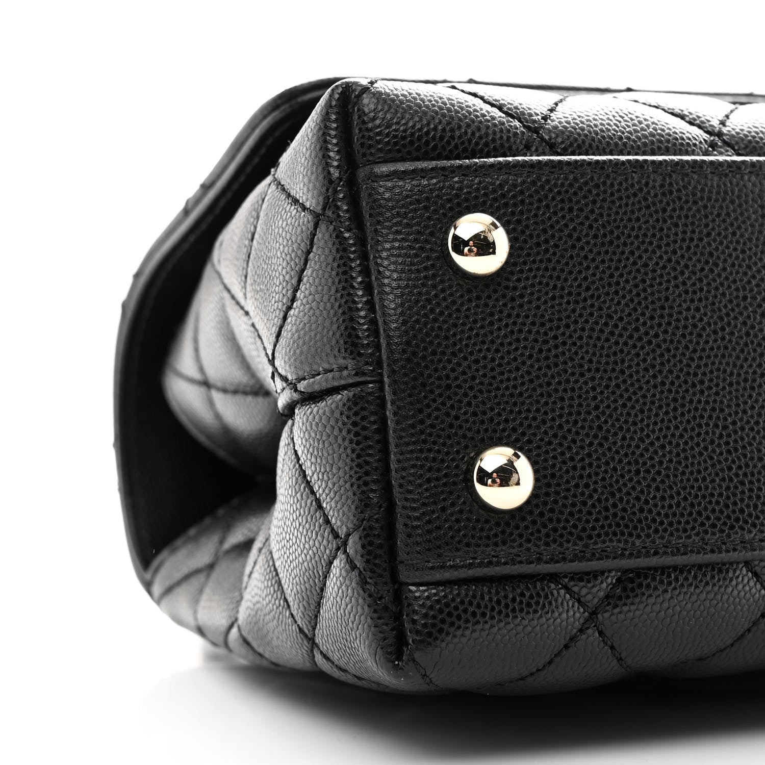 Chanel Caviar Quilted Mini Coco Handle Flap Black 9 of 10