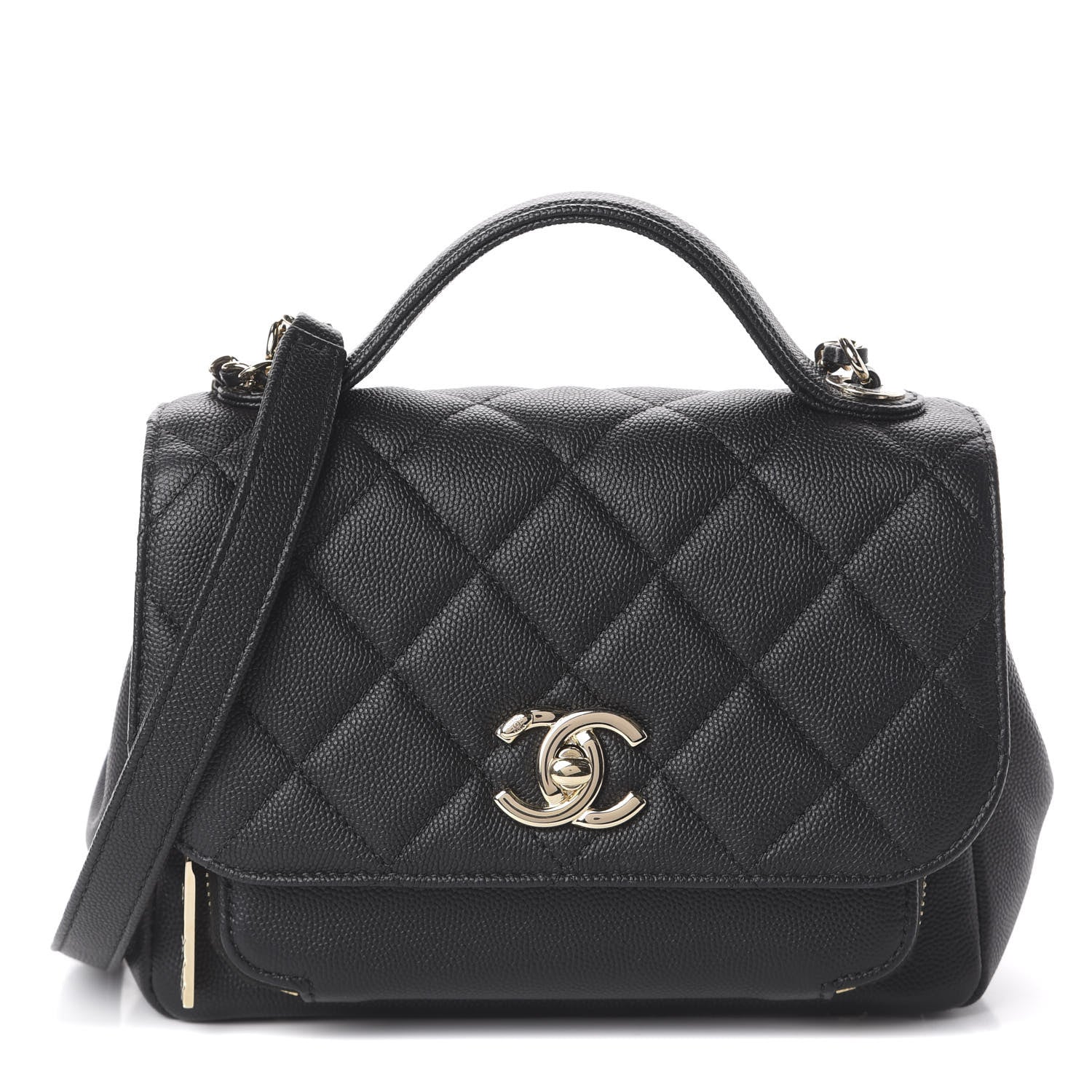 Chanel Caviar Quilted Mini Business Affinity Flap Black 1 of 8