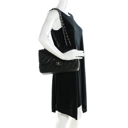 Chanel Caviar Quilted Jumbo Single Flap Black 2 of 8