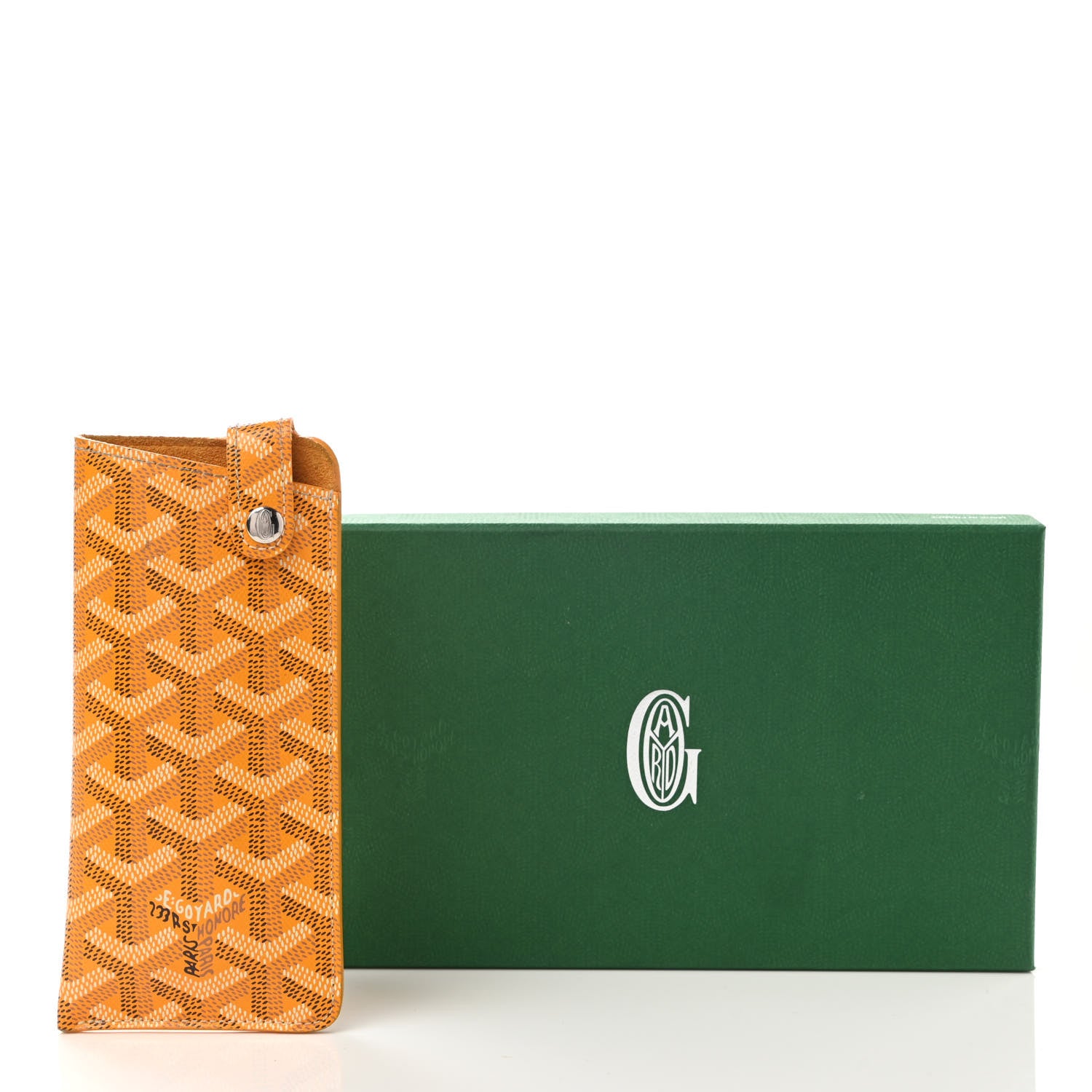 Goyard Goyardine Montmartre Glasses Case Yellow 7 of 7
