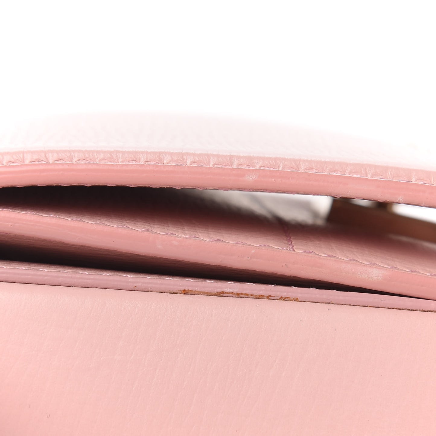 Textured Calfskin Mini Pandora Box Crossbody Bag Pink