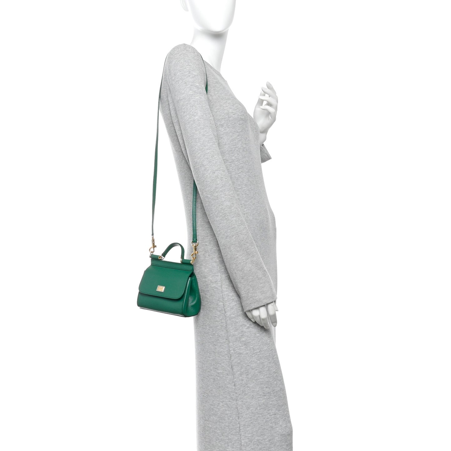 Dauphine Micro Miss Sicily Satchel Green