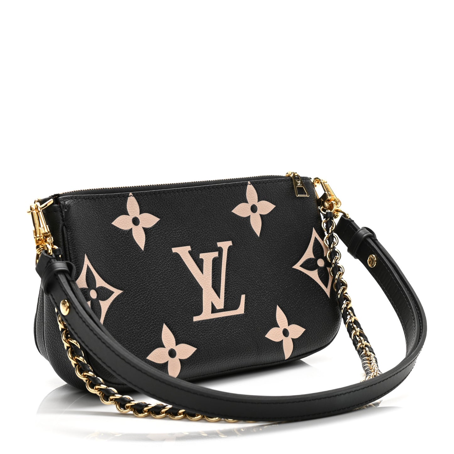 Empreinte Monogram Giant Multi Pochette Accessories Black Beige