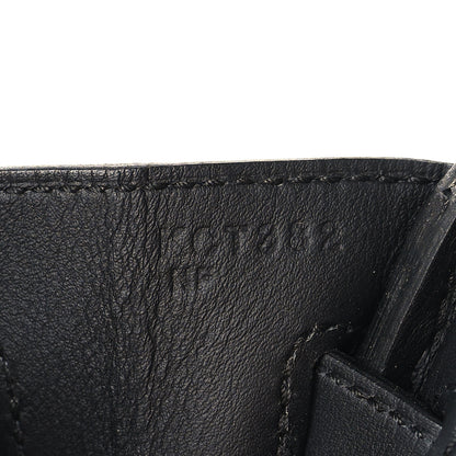 Hermes Swift Verso Birkin 25 Gris Misty Black 7 of 13