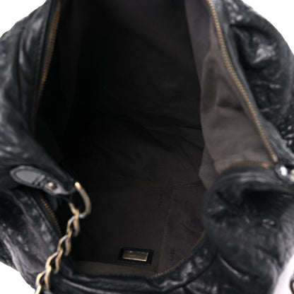Fendi Nappa Patent B Buckle Hobo Black 5 of 18