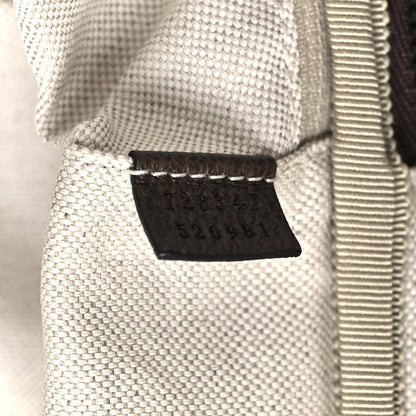 Gucci GG Supreme Monogram Web Medium Savoy Trolley Beige Ebony 6 of 13