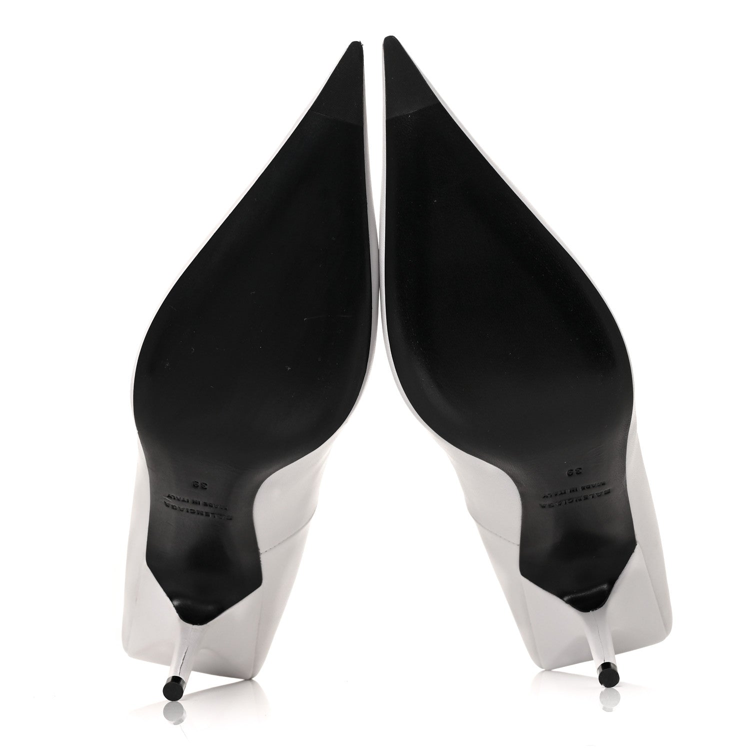 Balenciaga Soft Nappa Square Knife 80mm Pumps 39 White 5 of 8