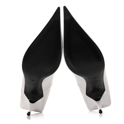 Balenciaga Soft Nappa Square Knife 80mm Pumps 39 White 5 of 8
