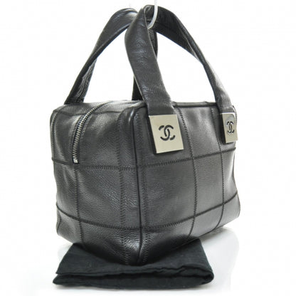 Chanel Caviar Square Stitched Small Handbag Black 2 of 9