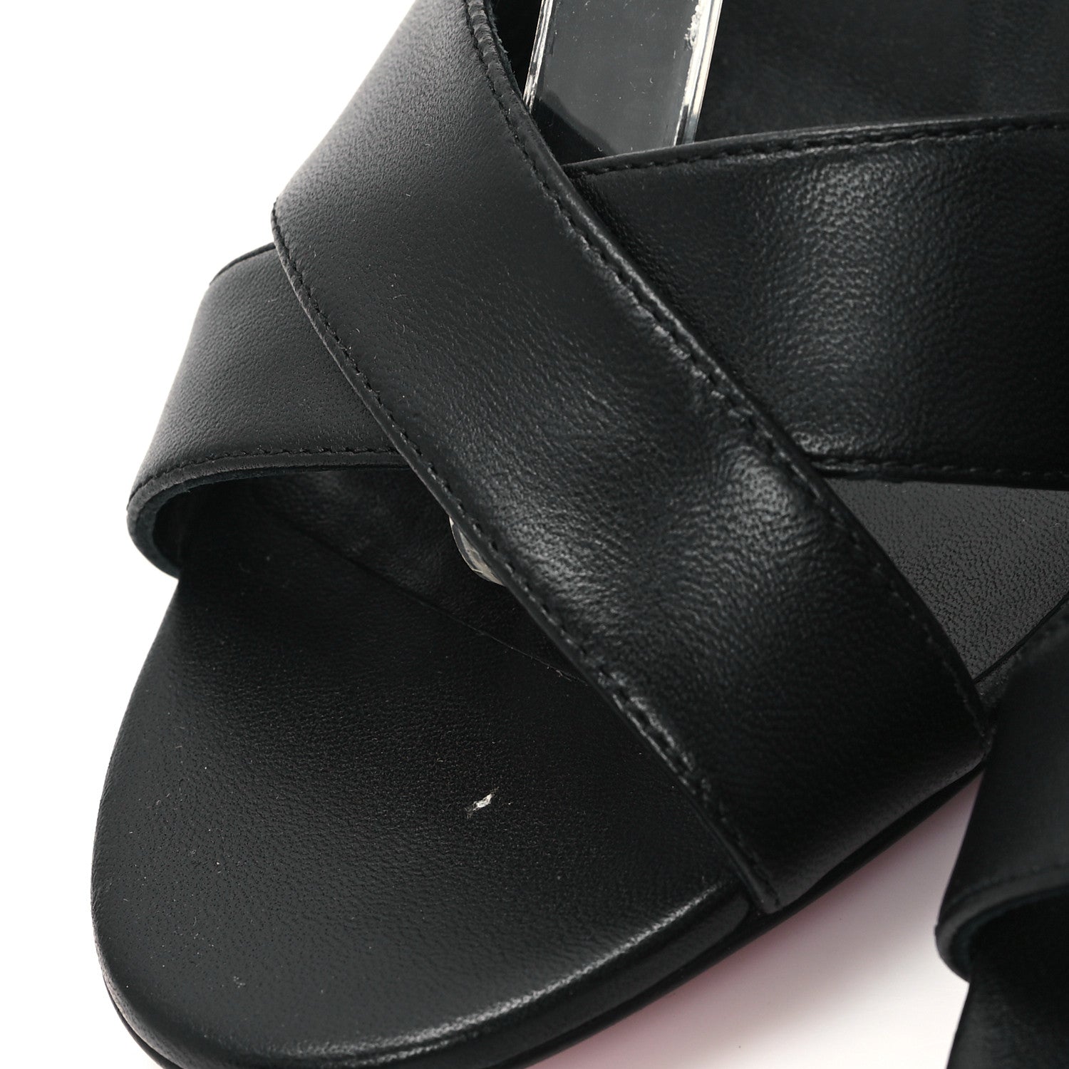 Christian Louboutin Nappa Summer Mariza 85 Sandals 39 Black 9 of 10