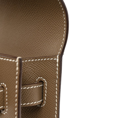 Hermes Epsom Kelly Depeches 25 Pouch Etoupe 10 of 10