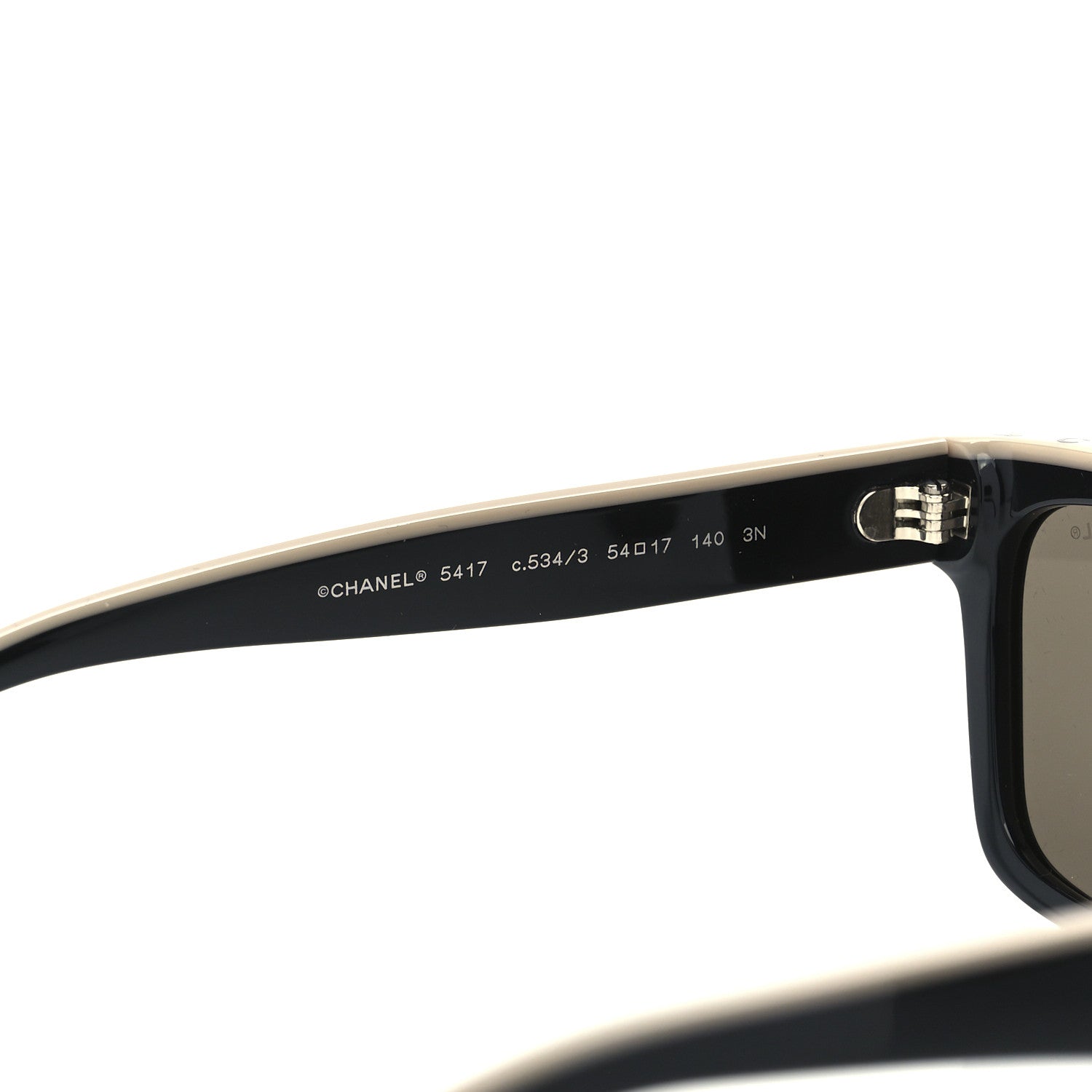 Chanel Acetate Square Sunglasses 5417 Black 5 of 7