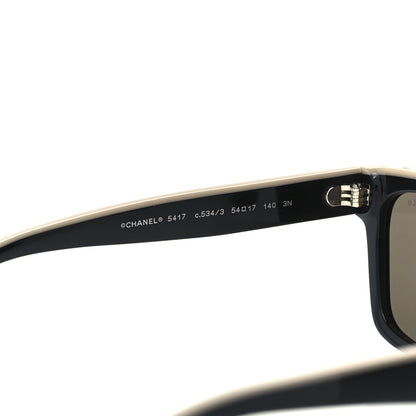 Chanel Acetate Square Sunglasses 5417 Black 5 of 7