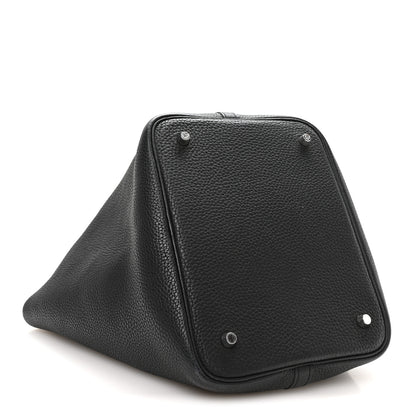 Hermes Taurillon Clemence Picotin Lock 22 MM Black 4 of 12