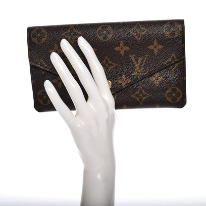 Louis Vuitton Monogram Jeanne Wallet Rose Ballerine 2 of 8