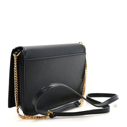 Saint Laurent Smooth Calfskin Monogram Phone Holder Crossbody Black 2 of 9