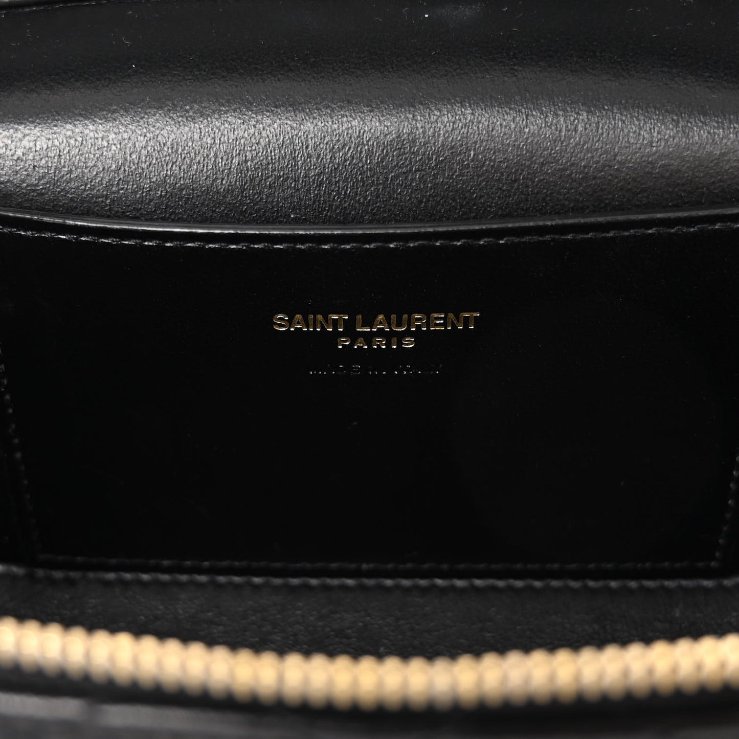 Lambskin Quilted Mini Gaby Vanity Case Black