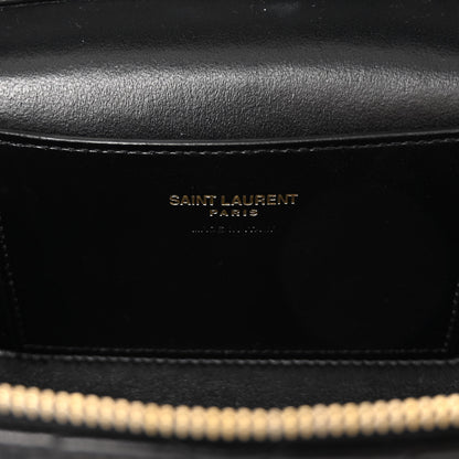 Saint Laurent Lambskin Quilted Mini Gaby Vanity Case Black 6 of 9