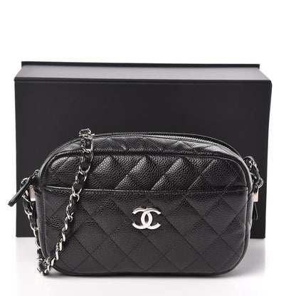 Chanel Caviar Quilted Camera Case Black 11 of 11