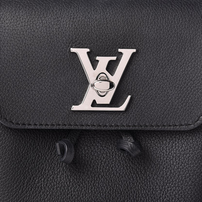Louis Vuitton Calfskin Lockme Mini Backpack Black 8 of 15