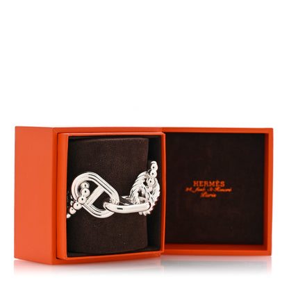Hermes Sterling Silver GM Chaine d'Ancre Alea II Bracelet 3 of 4