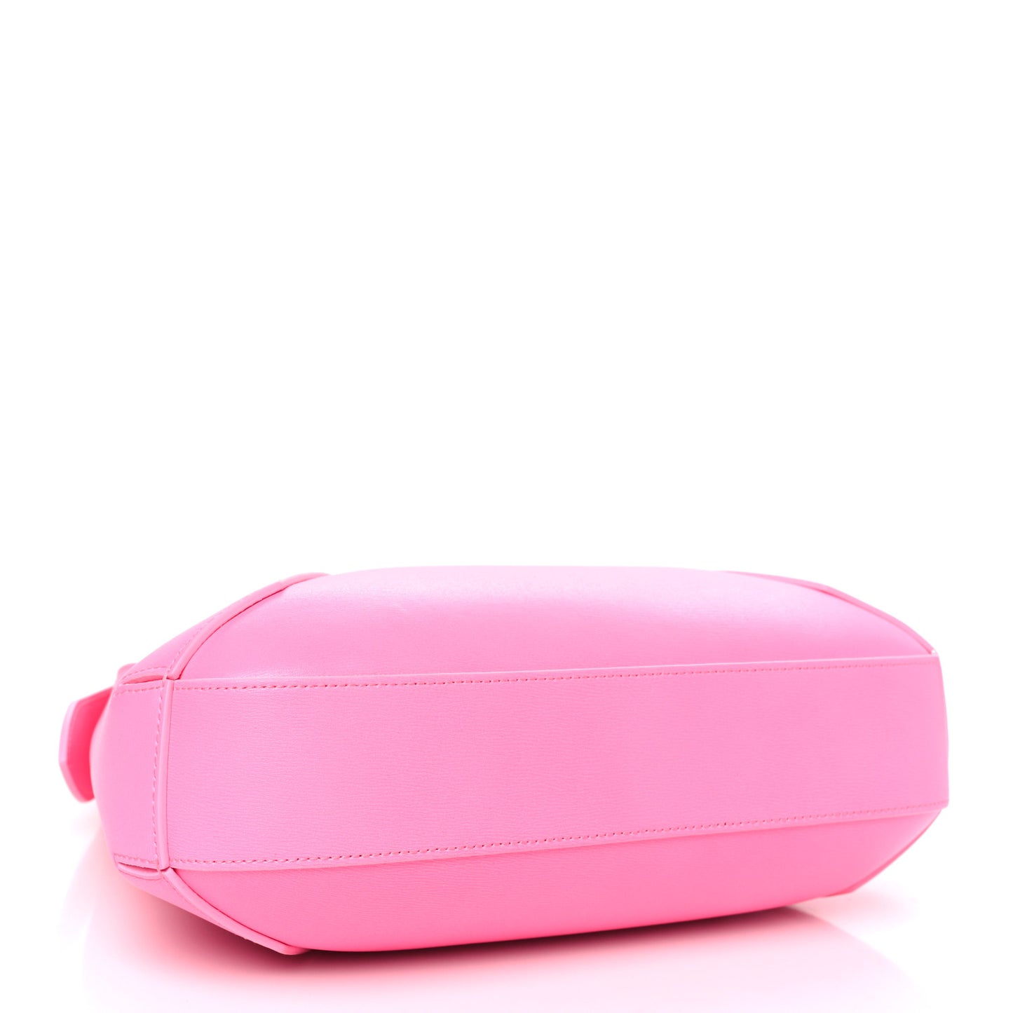 Smooth Calfskin Jeweled Hobo Bag Fluo Pink