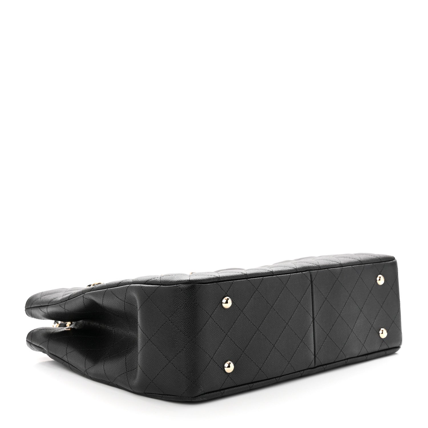 Chanel Caviar Quilted Large Shopping Tote Black 4 of 10