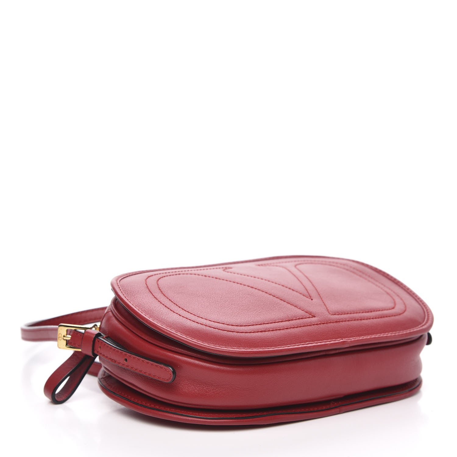 Valentino Garavani Vitello Small Logo Go Crossbody Bag Red 4 of 10