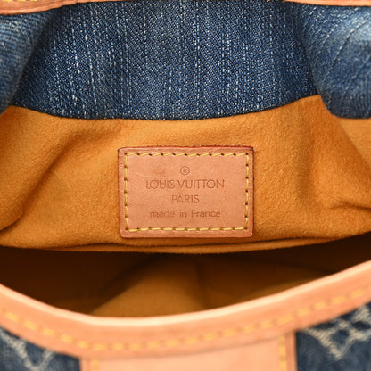 Louis Vuitton Monogram Denim Pleaty Blue 6 of 14