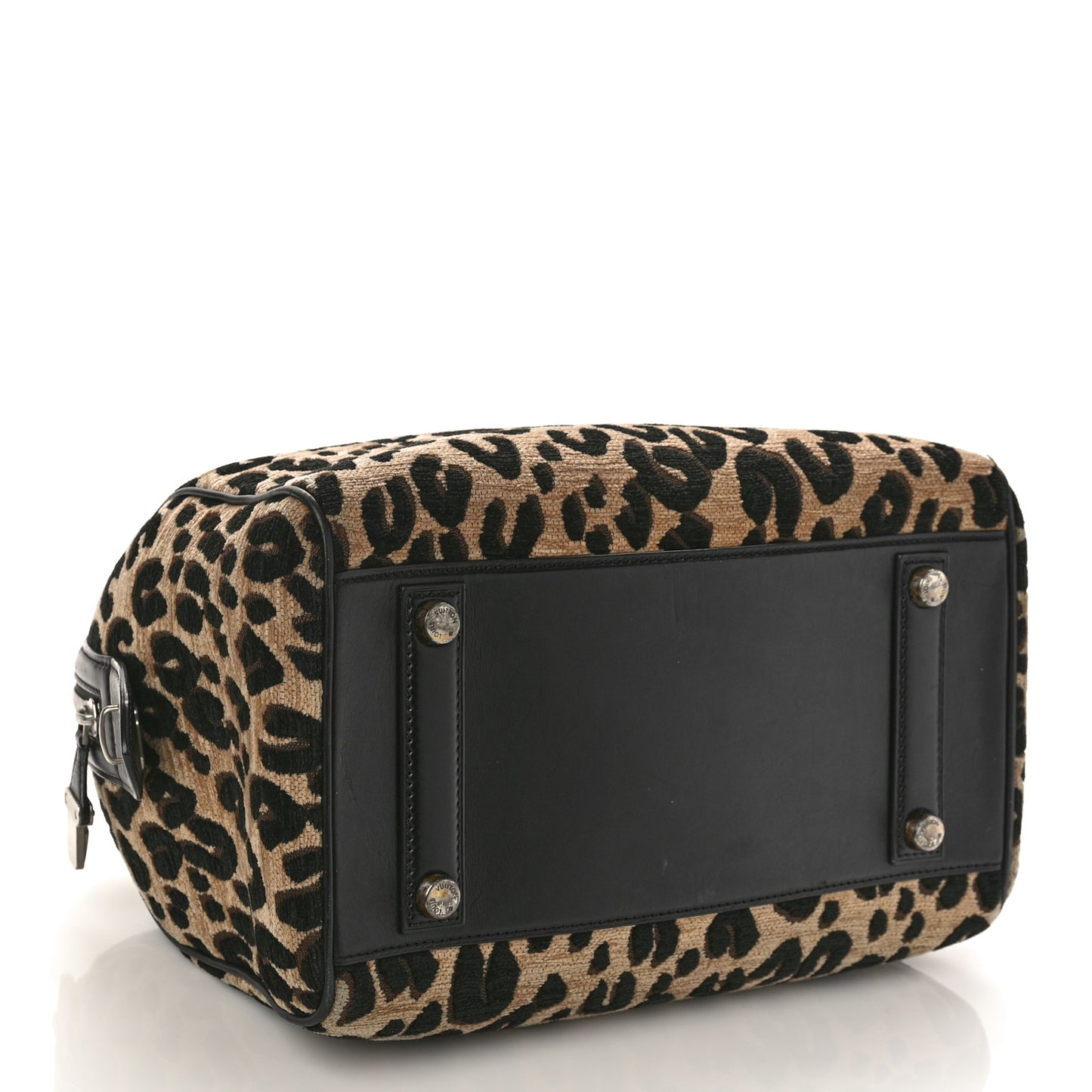 Jacquard Velvet Leopard Print Stephen Sprouse Speedy